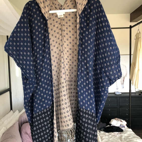 Free People Jackets & Blazers - Sexy Free People Wrap Poncho AMAZING 💙🦋💙